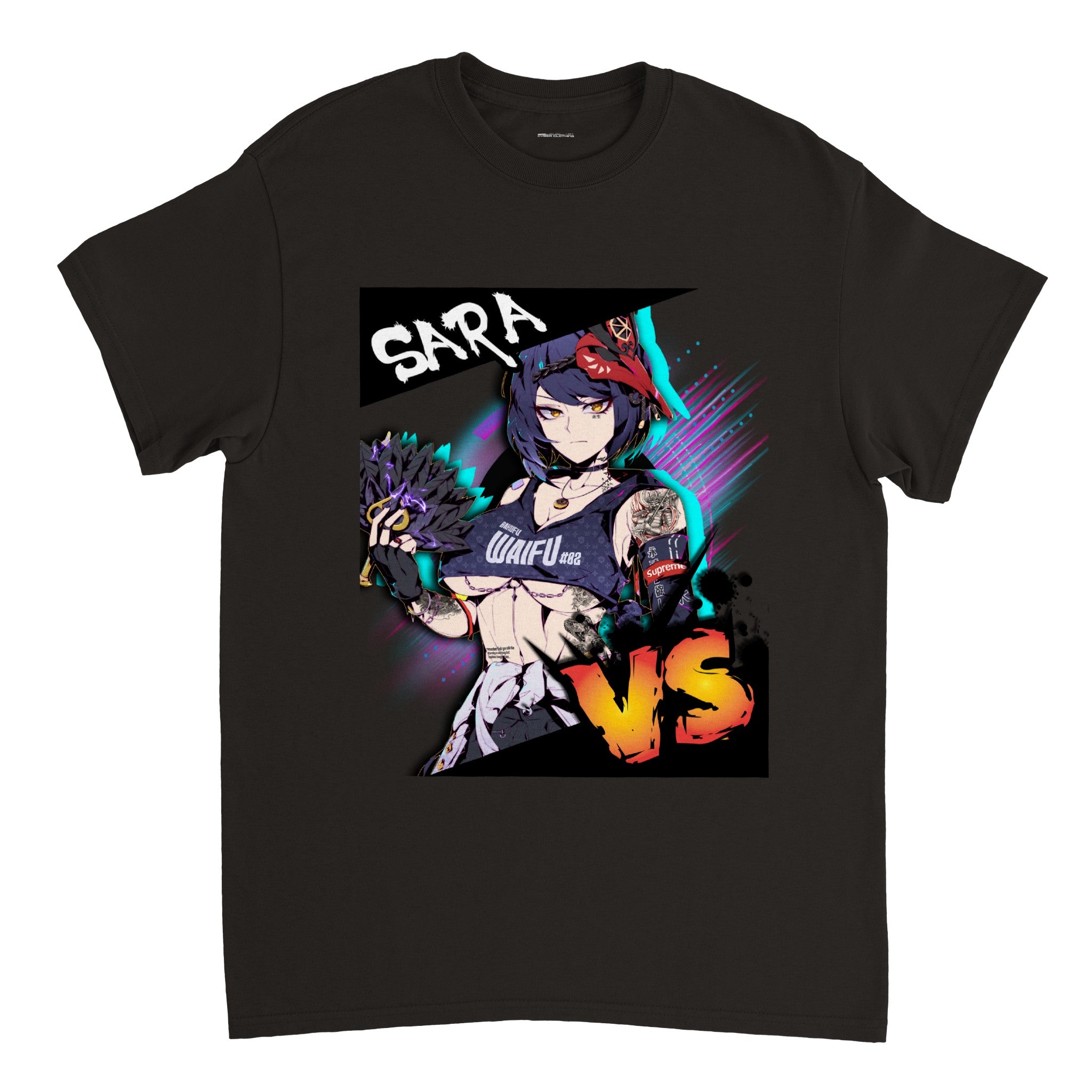Unisex Sara Kujou Genshin Impact Street Fighter Style T-Shirt