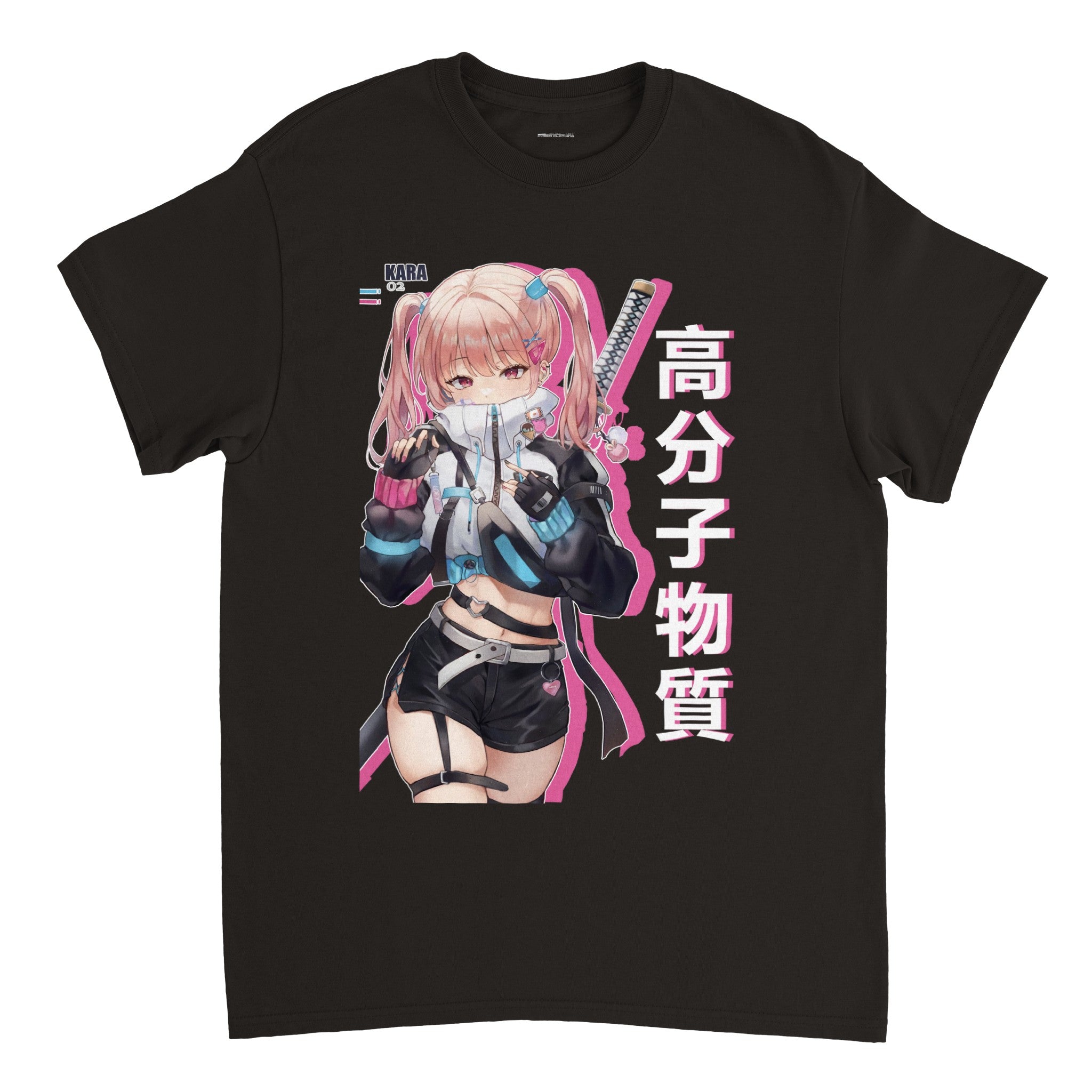 Unisex Cyber Anime Kara 02 T-Shirt